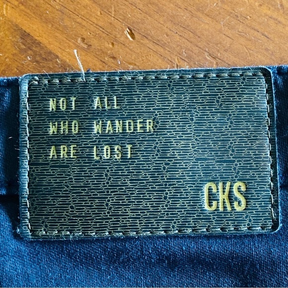 CKS Fashion Black Denim Stretch Jeans Design by Antwerp-belgium Size 32 - Picture 13 of 16